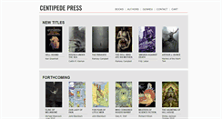 Desktop Screenshot of centipedepress.com